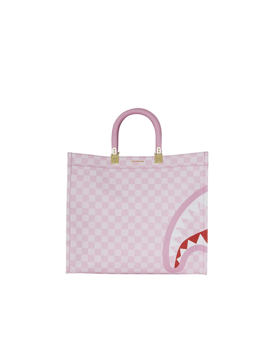 SPRAYGROUND BORSA TOTE Pink Flowers-Nero Rosa
