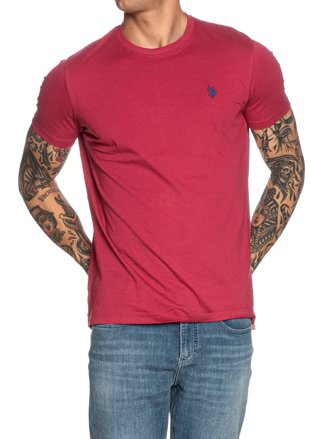 U.S. POLO ASSN. T-Shirt Uomo Mick-Amarena