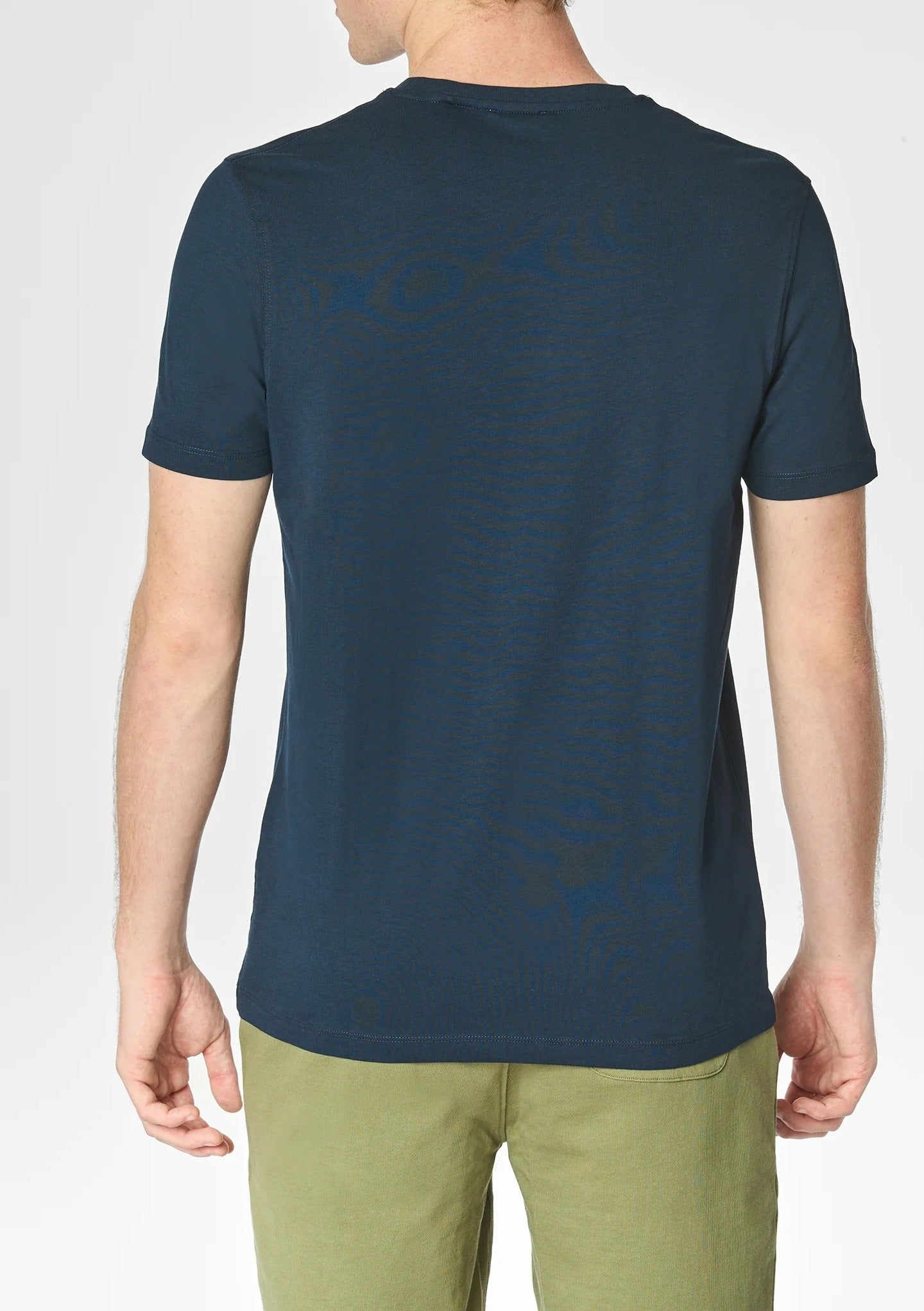U.S. POLO ASSN. T-Shirt Uomo Mick Reflect Tape-Blu Navy