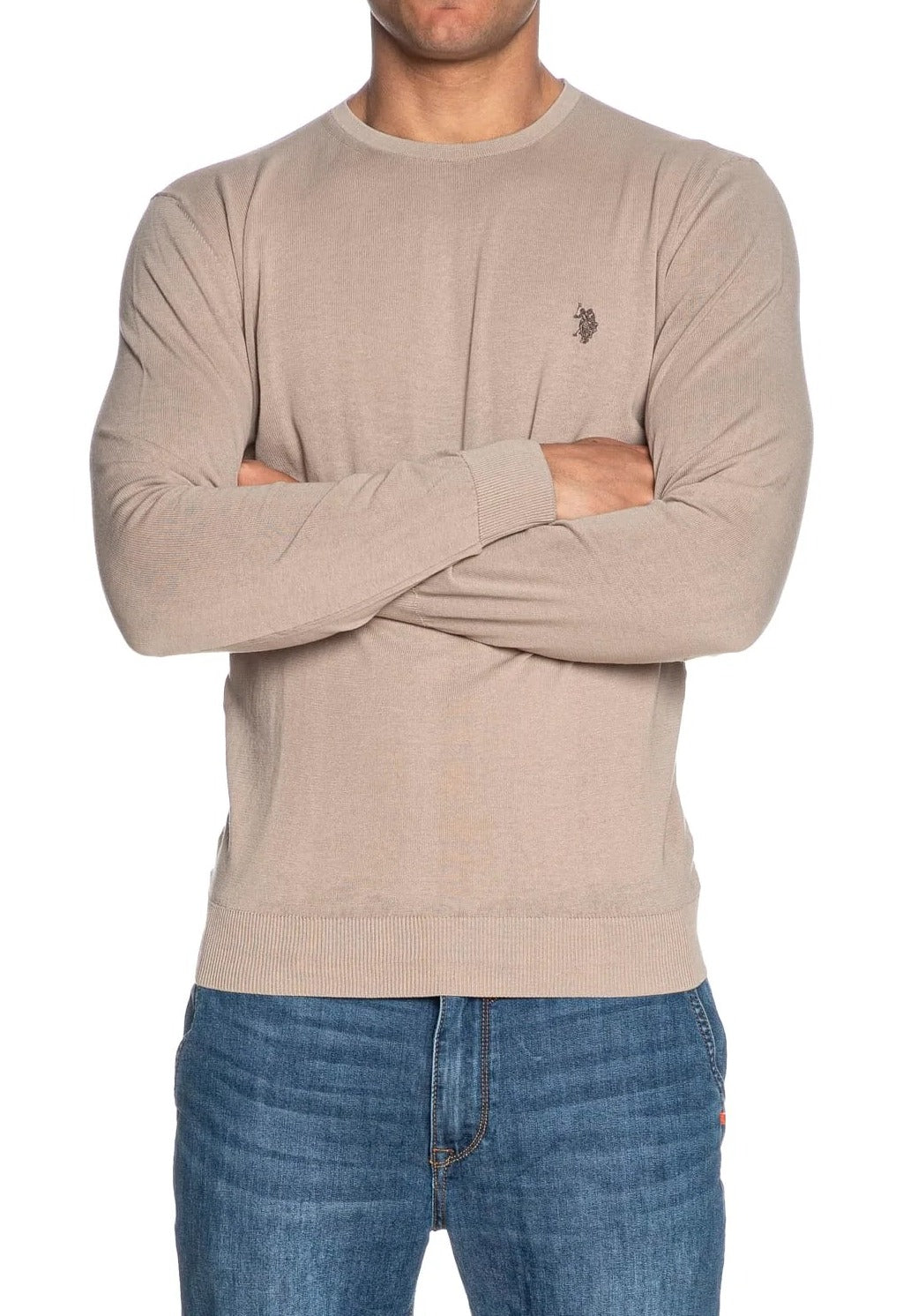 U.S. POLO ASSN. Maglia Uomo Kemp-Beige