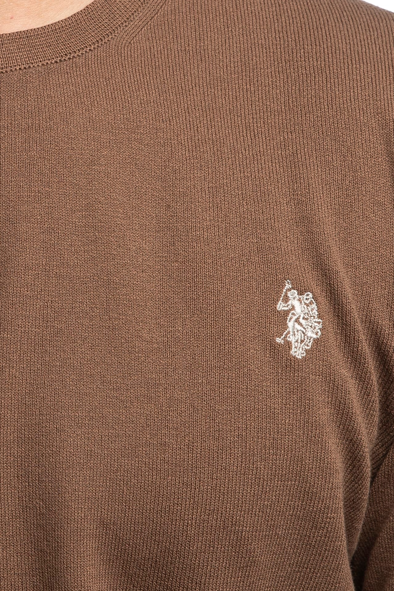U.S. POLO ASSN. Maglia Uomo Kemp-Marrone