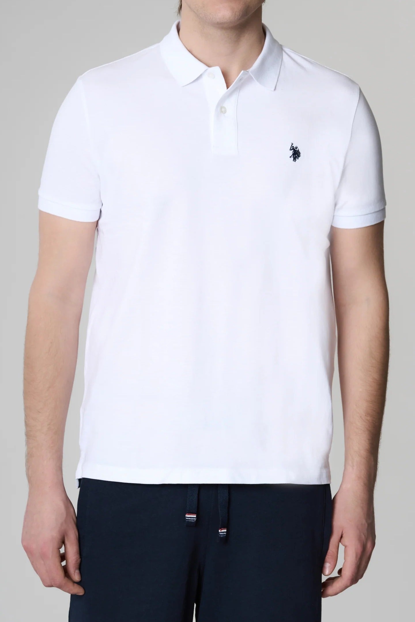 U.S. POLO ASSN. Polo Uomo King Basic-Bianco