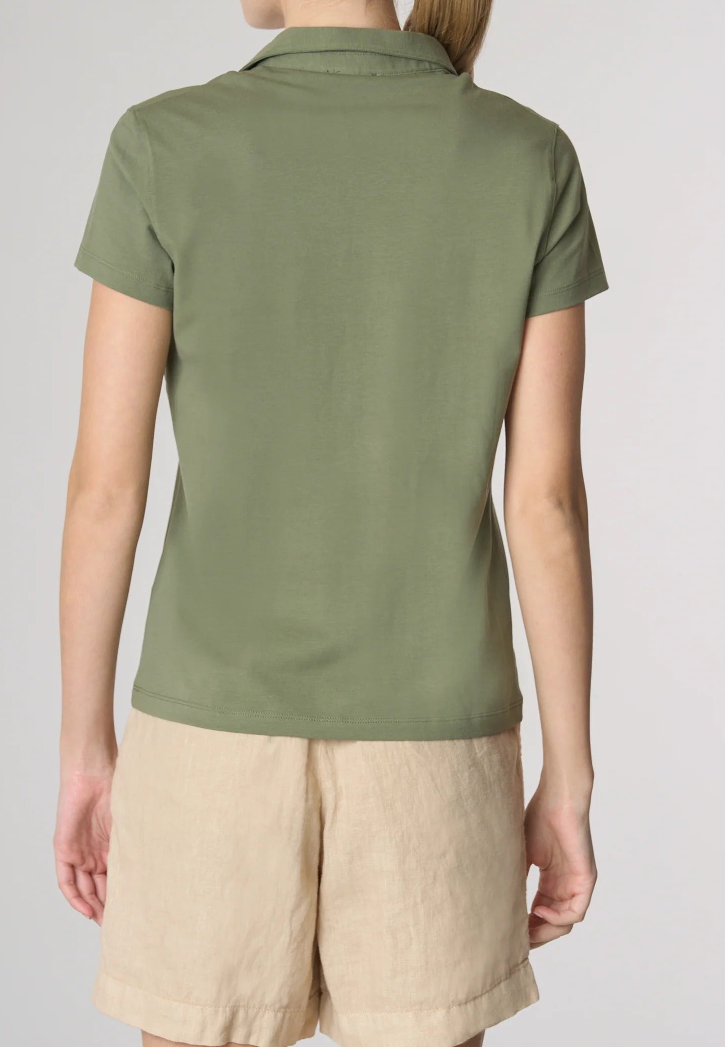 U.S. POLO ASSN. Polo Donna Chri-Verde Militare