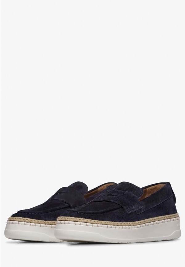 VOILE BLANCHE Mocassino Uomo Layton Mok 3-Blu