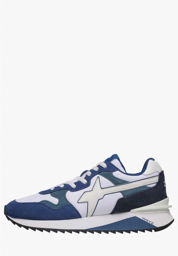 W6YZ Sneaker Uomo Yak-M-Blu Bianco