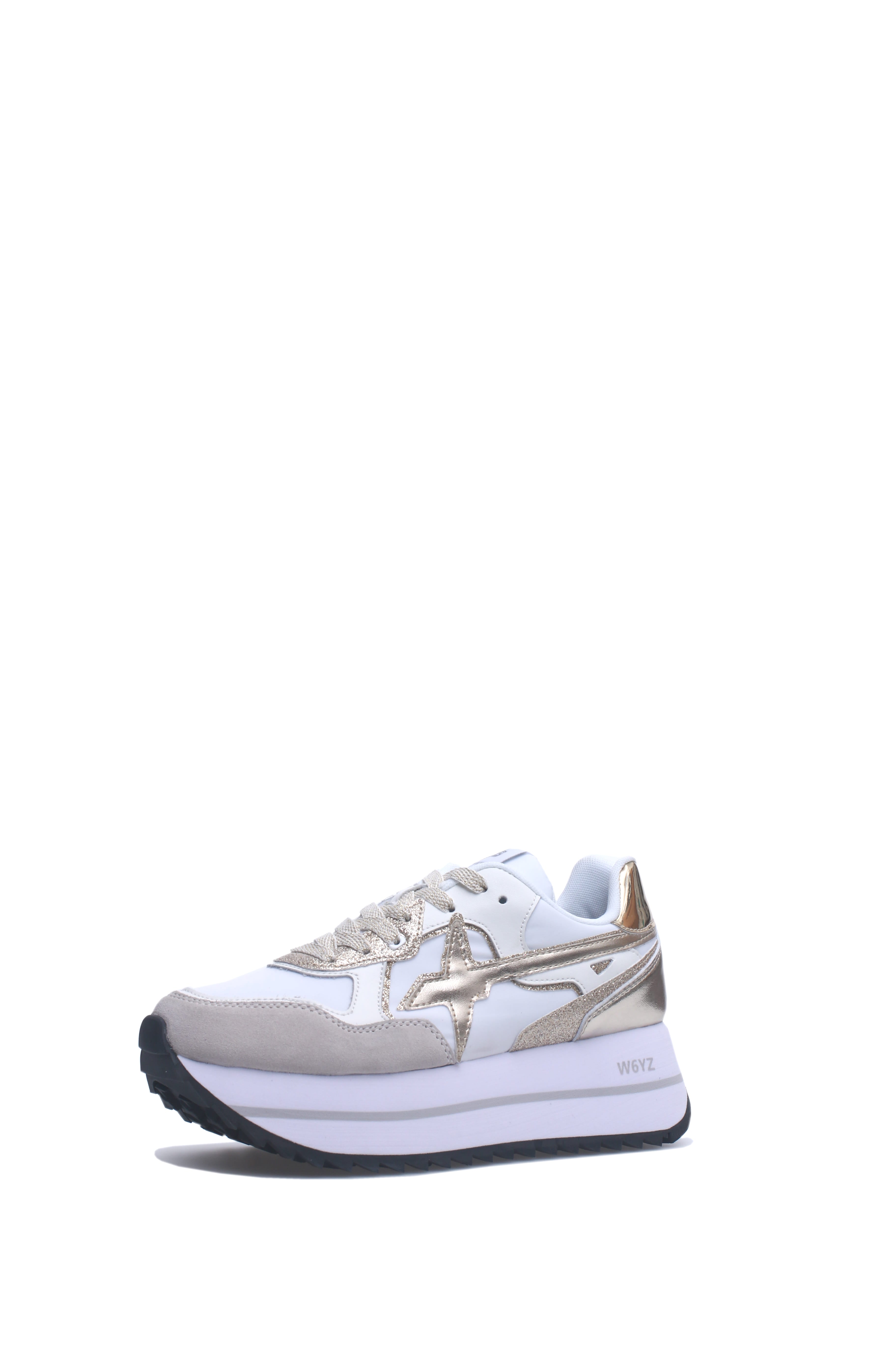 W6YZ Sneaker Donna Deva W-Bianco Platino