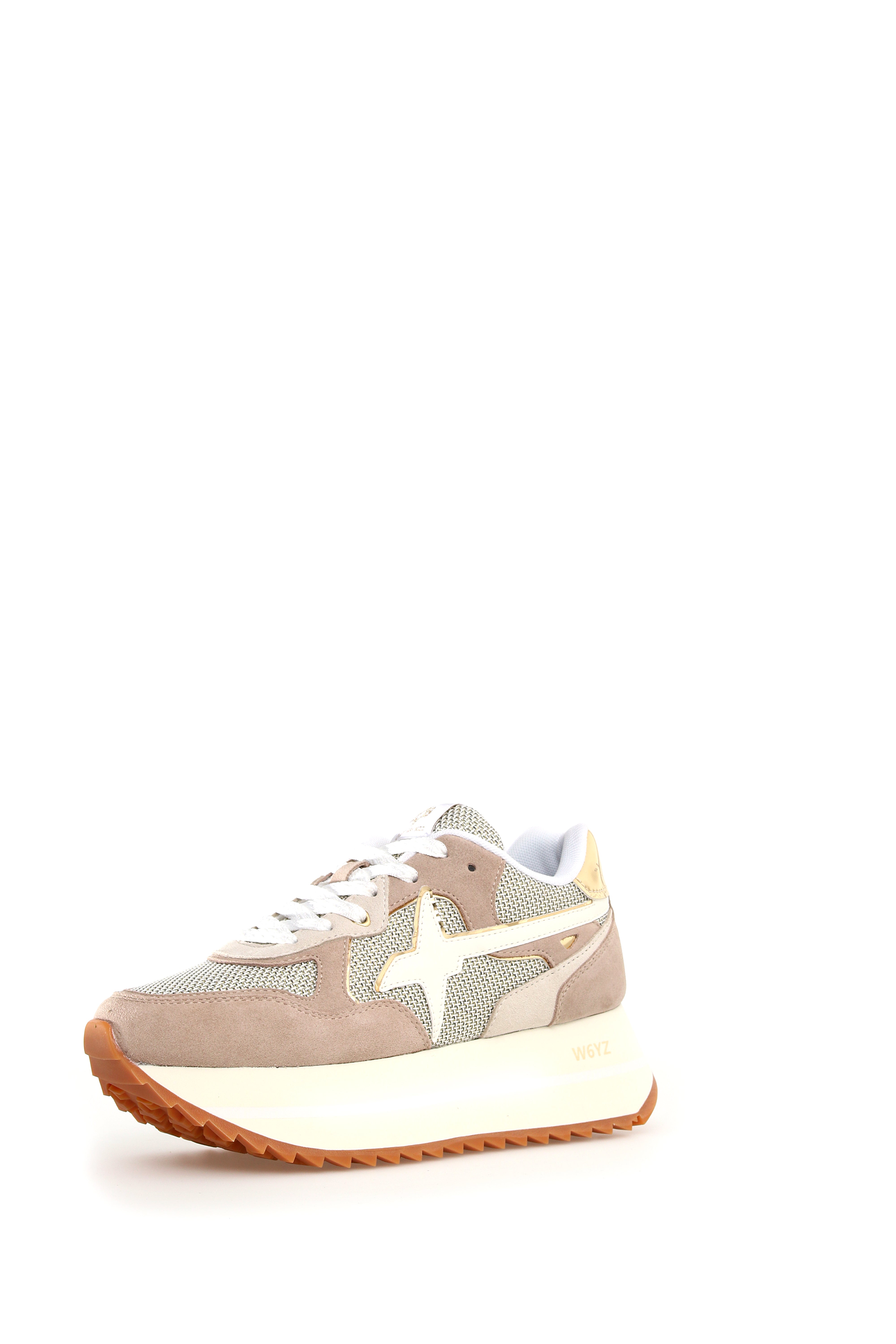 W6YZ Sneaker Donna Deva W-Beige Platino