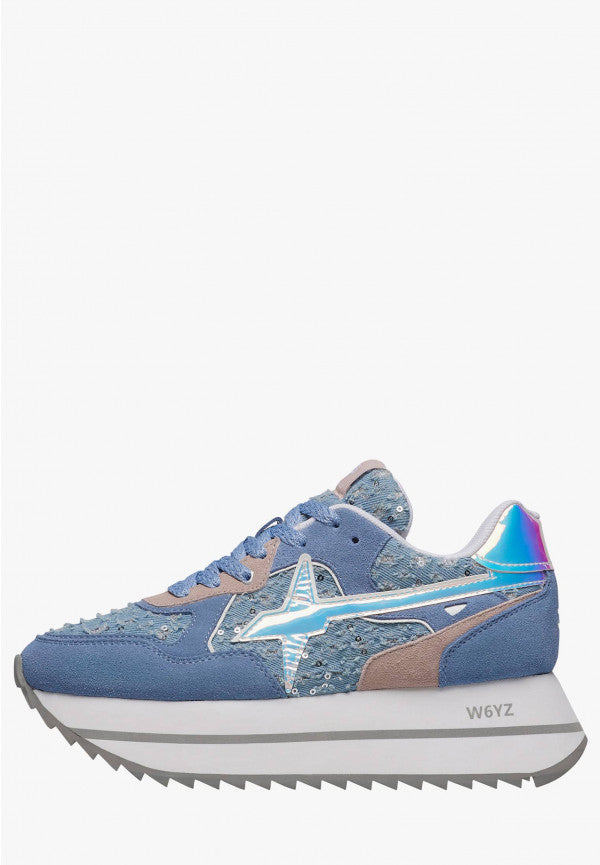 W6YZ Sneaker Donna Deva W-Celeste