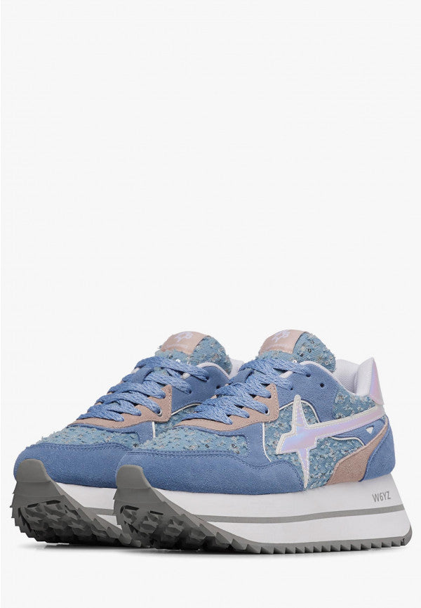 W6YZ Sneaker Donna Deva W-Celeste