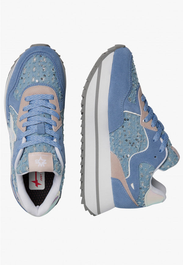 W6YZ Sneaker Donna Deva W-Celeste