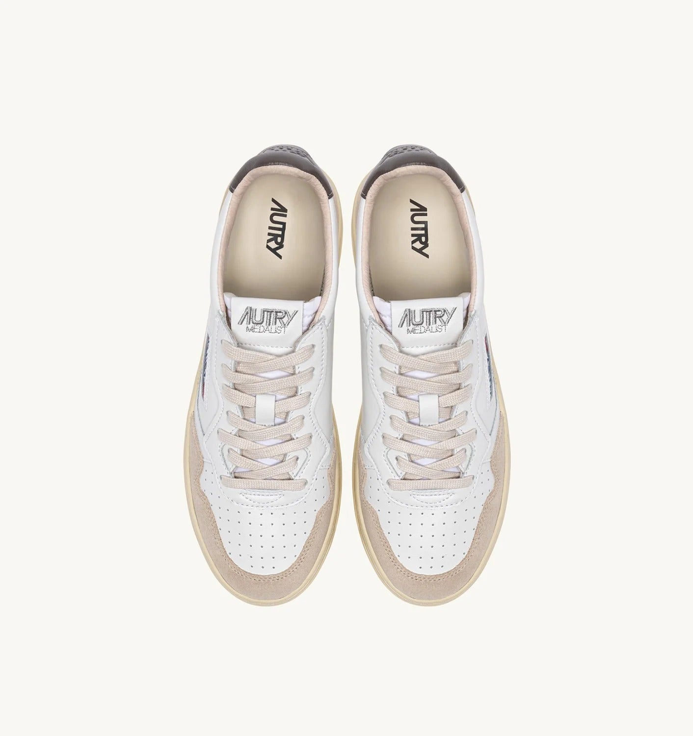 AUTRY Sneaker Uomo Medalist Low-White Morel
