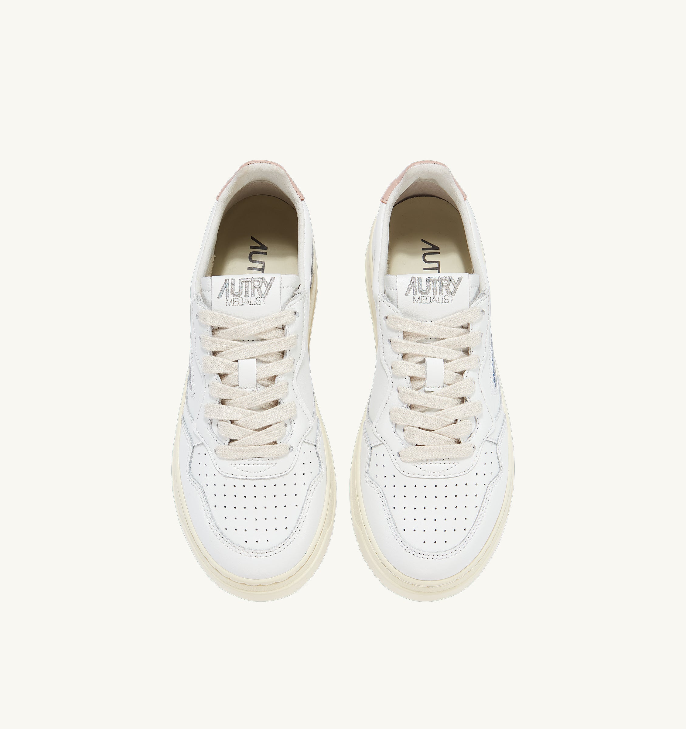 AUTRY Sneaker Donna Medalist Low-White Pink