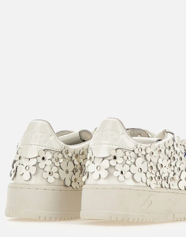 AUTRY Sneaker Donna Medalist Low-Flower White