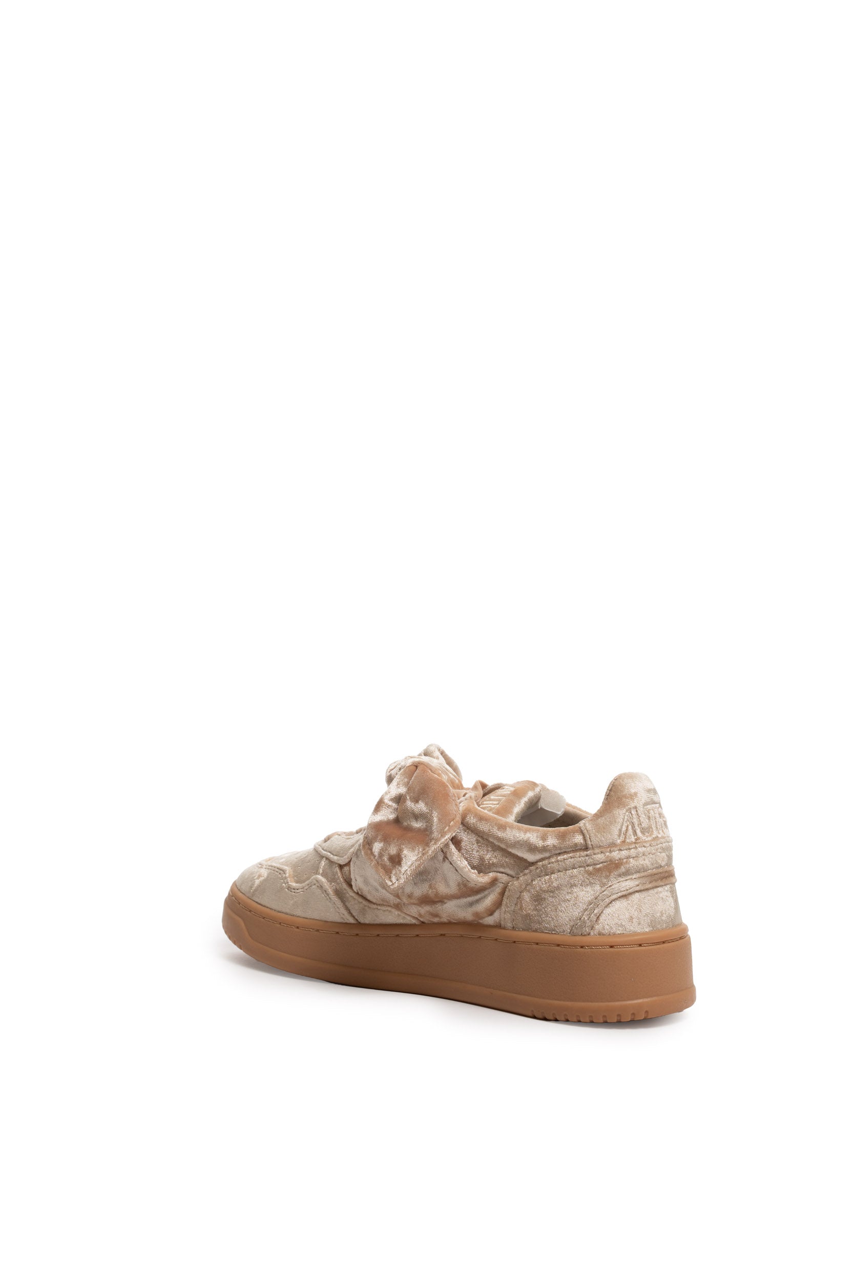 AUTRY Sneaker Donna Medalist Low Velvet Bow-Smoke Gray