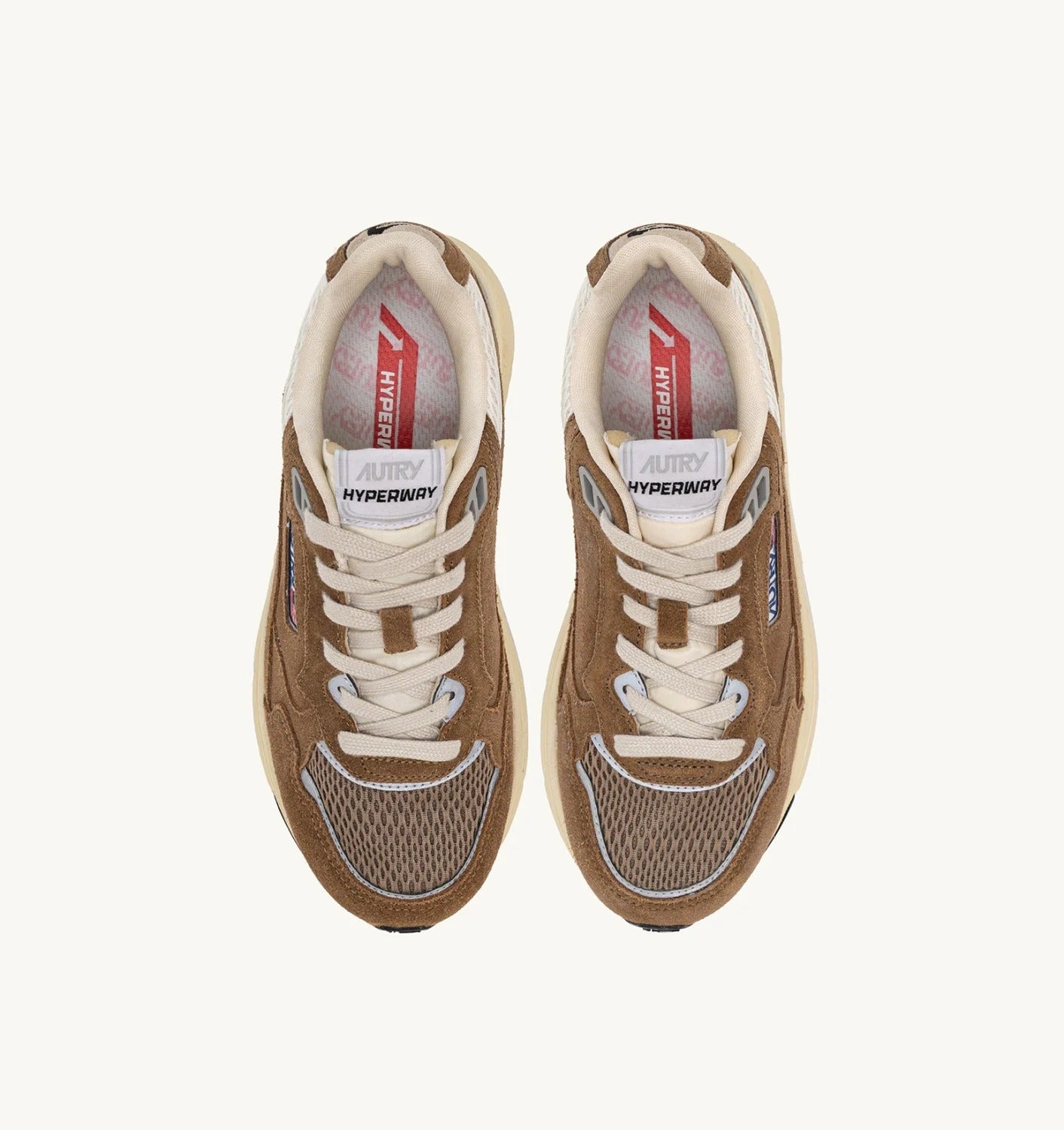 AUTRY Sneaker Uomo Hyperway Low-Cigar Silver