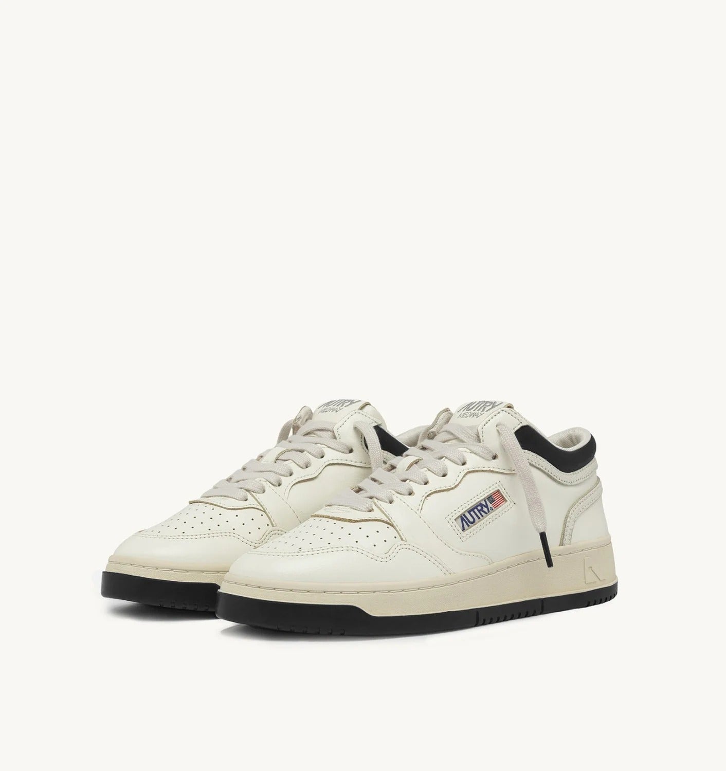AUTRY Sneaker Uomo Med-Way Mid-Marshmallow Black