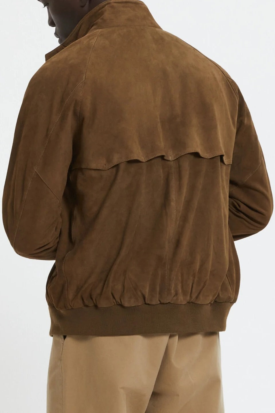 BARACUTA Giubbino Uomo G9 Suede-Dark Olive