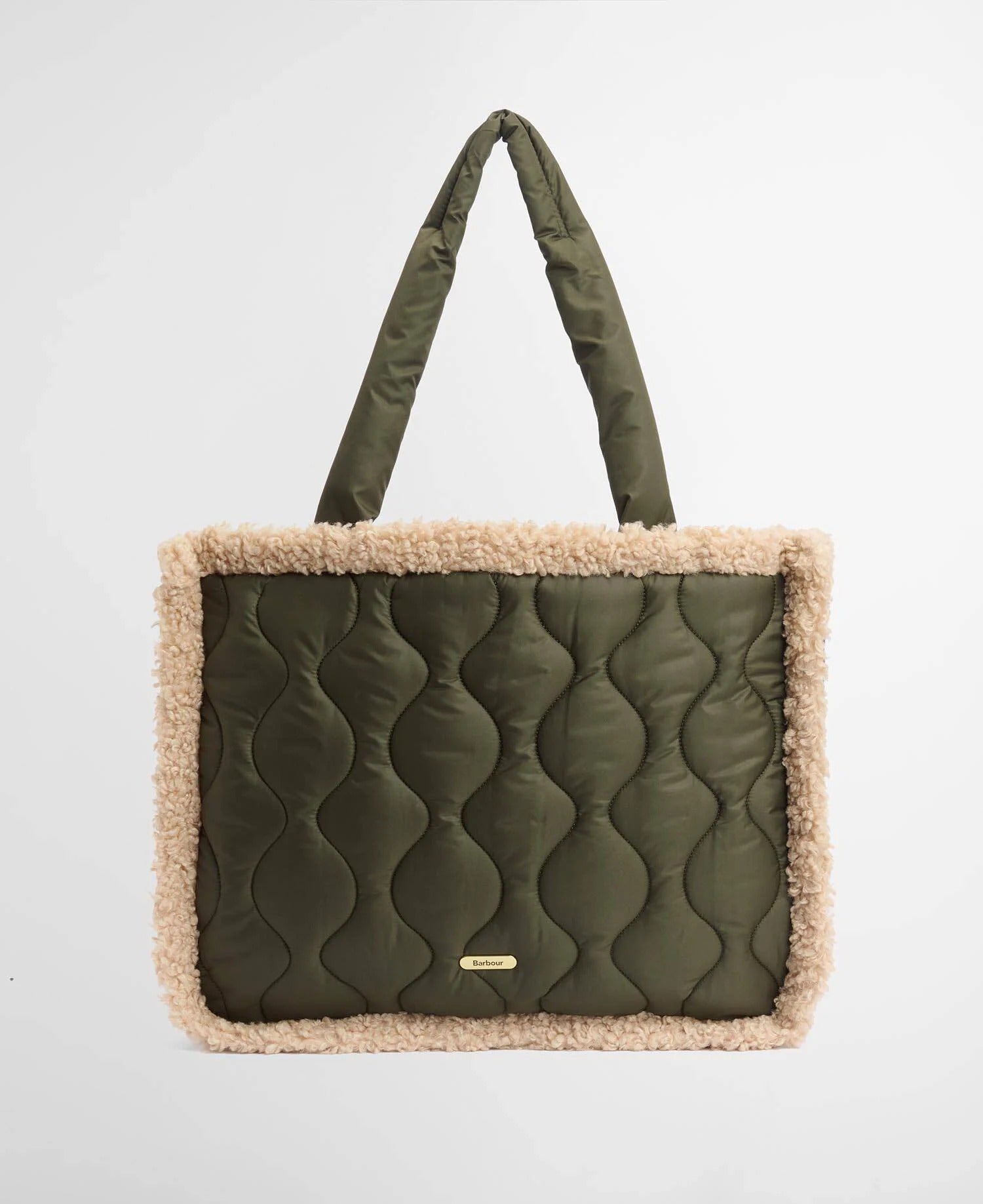 BARBOUR Borsa Donna Marnie Quilted Tote Bag-Olive