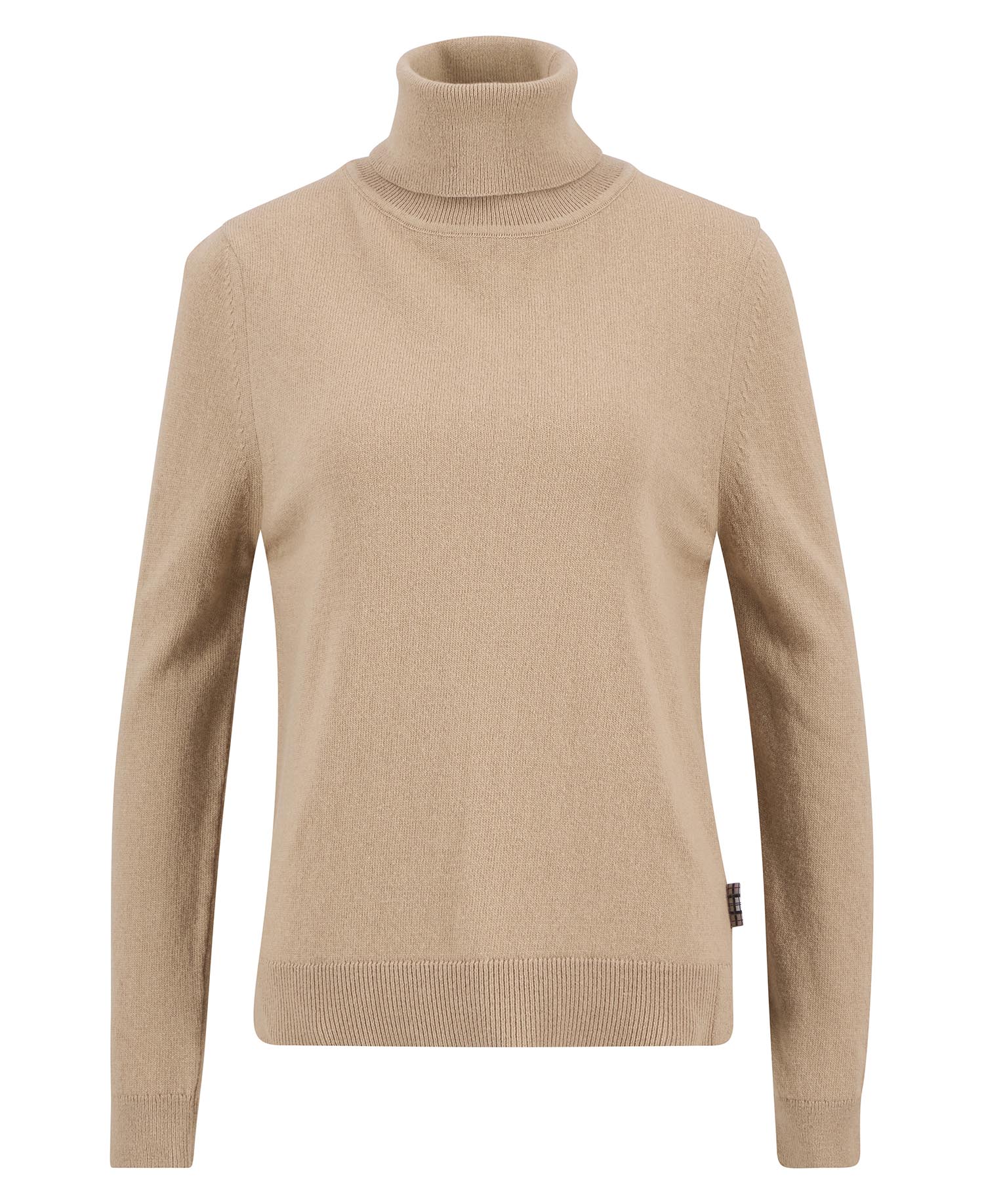 BARBOUR Maglia Donna Dolcevita Pendle-Pale Camel Hessian