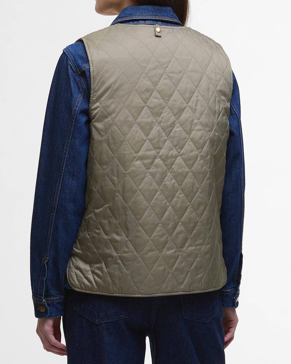 BARBOUR Smanicato Donna My Barbour Reversible-Timberwolf/Marigold