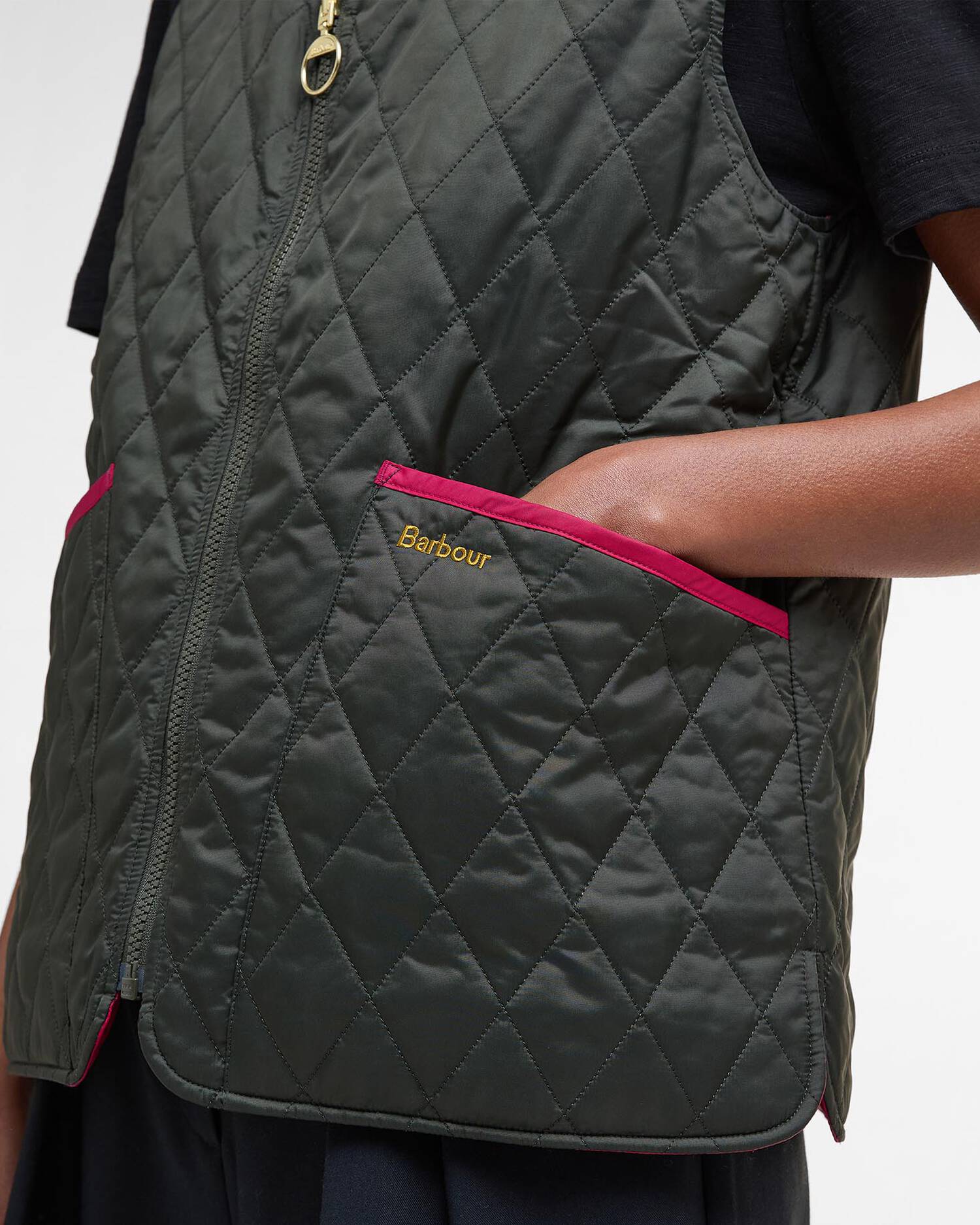 BARBOUR Smanicato Donna My Barbour Reversible-Sage/Zeni Pink