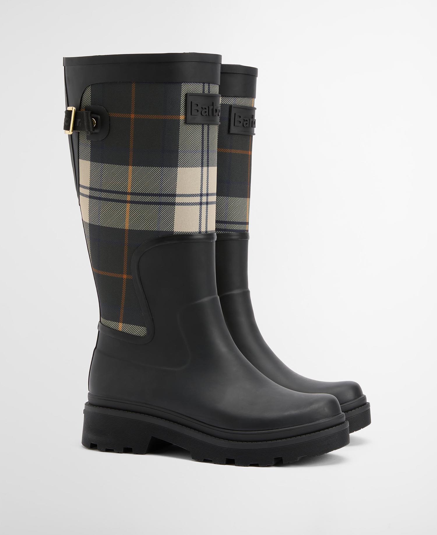 BARBOUR Stivale Donna Dena-Black Ancient Tartan