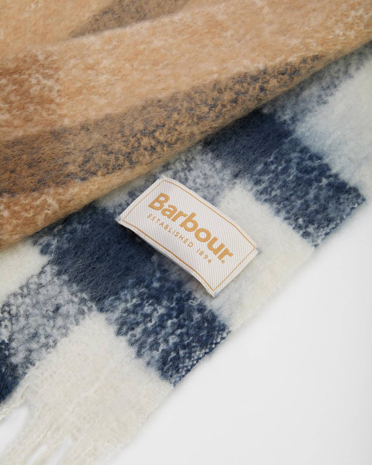 BARBOUR Sciarpa Donna Isla Boucle-Hessian Tartan