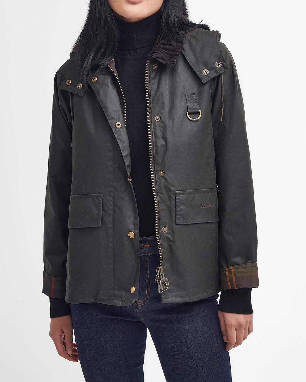 BARBOUR Giacca Donna Avon Wax-Olive