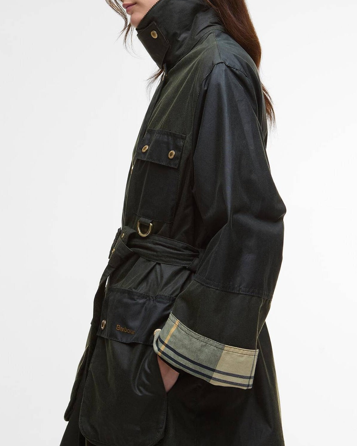 BARBOUR Trench Donna Milda Wak-Fern Sage