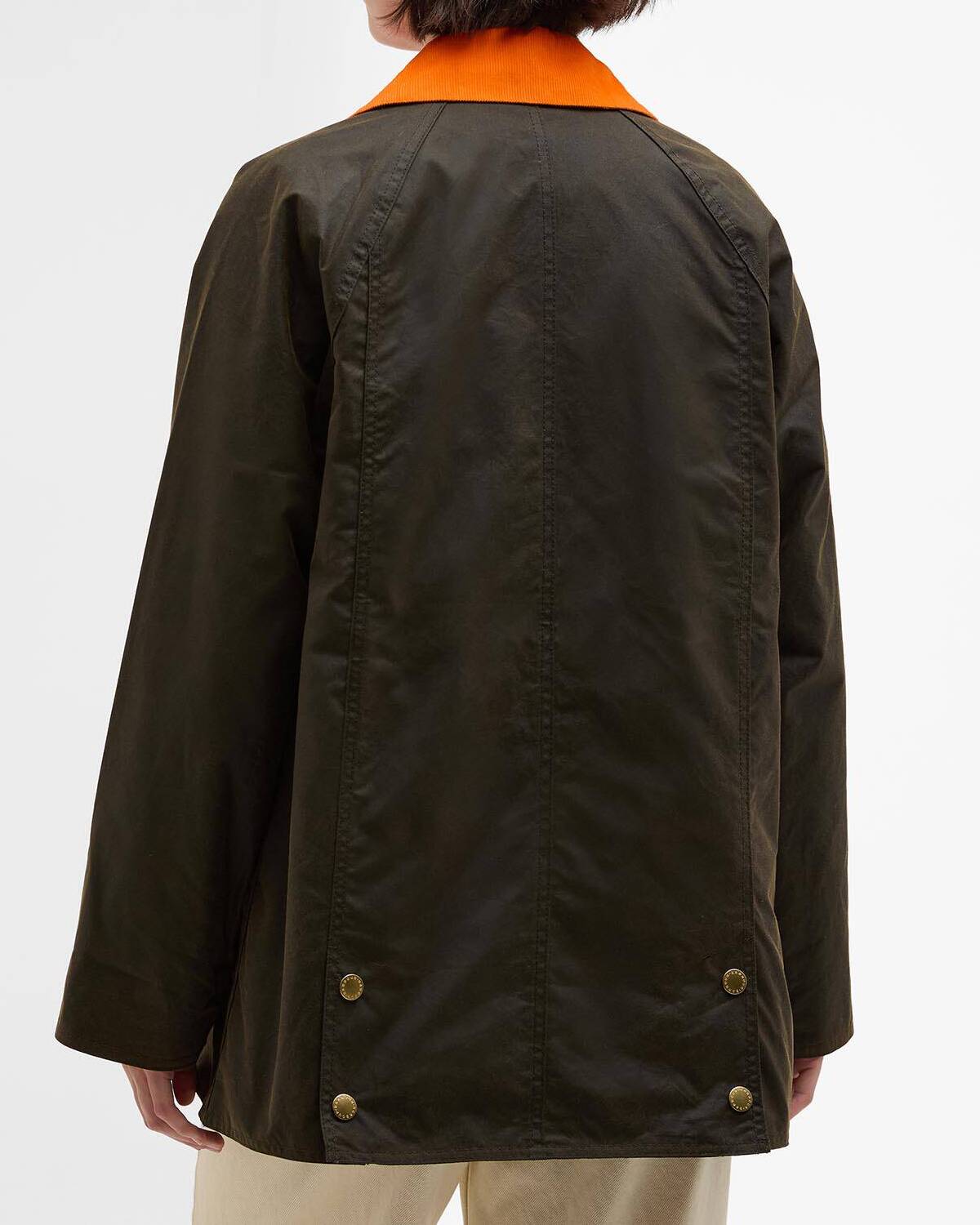 BARBOUR Giacca Donna MODERN BEADNELL WAX Icons-Olive Ancient