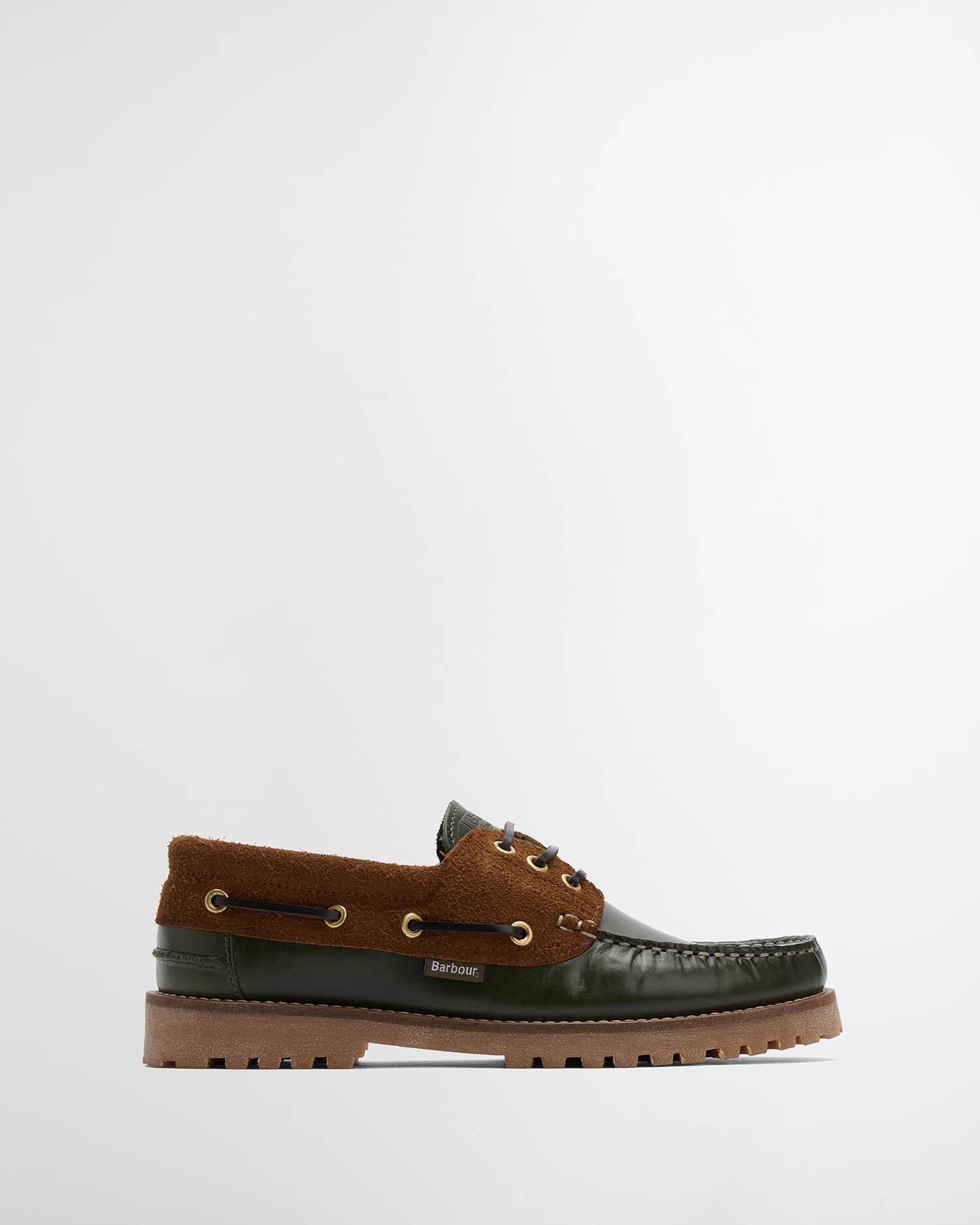 BARBOUR Mocassino Uomo Deck-Olive