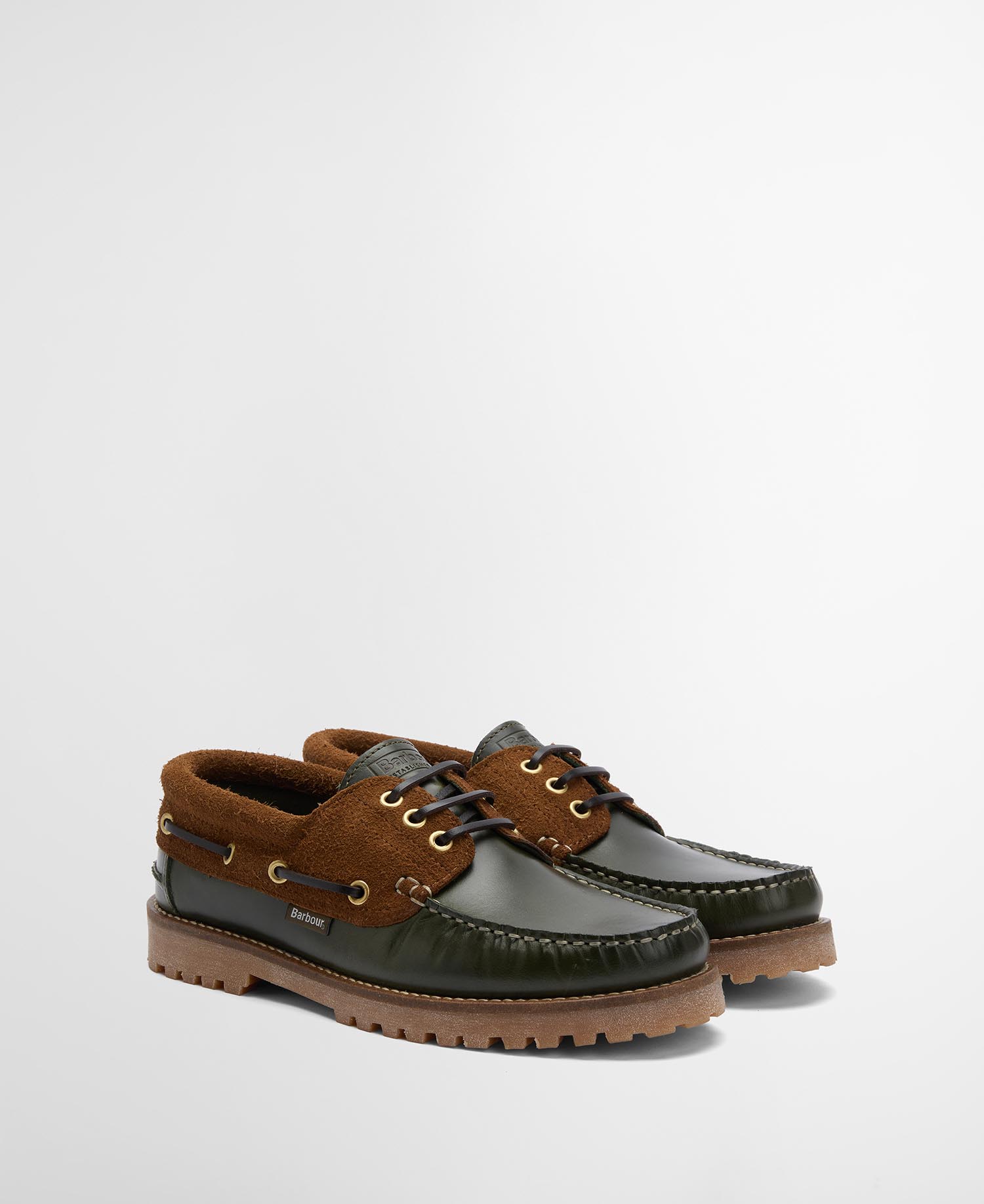 BARBOUR Mocassino Uomo Deck-Olive