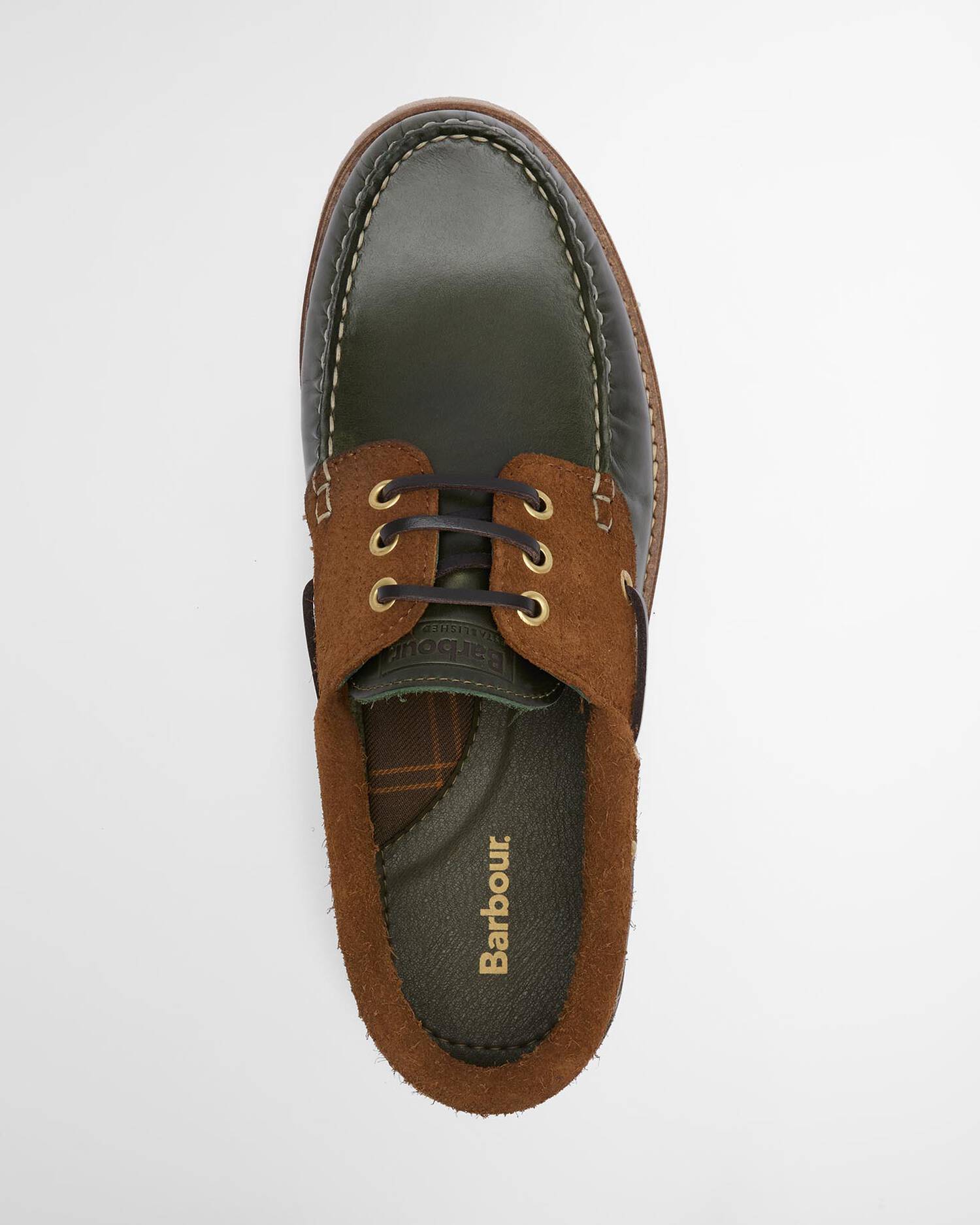 BARBOUR Mocassino Uomo Deck-Olive