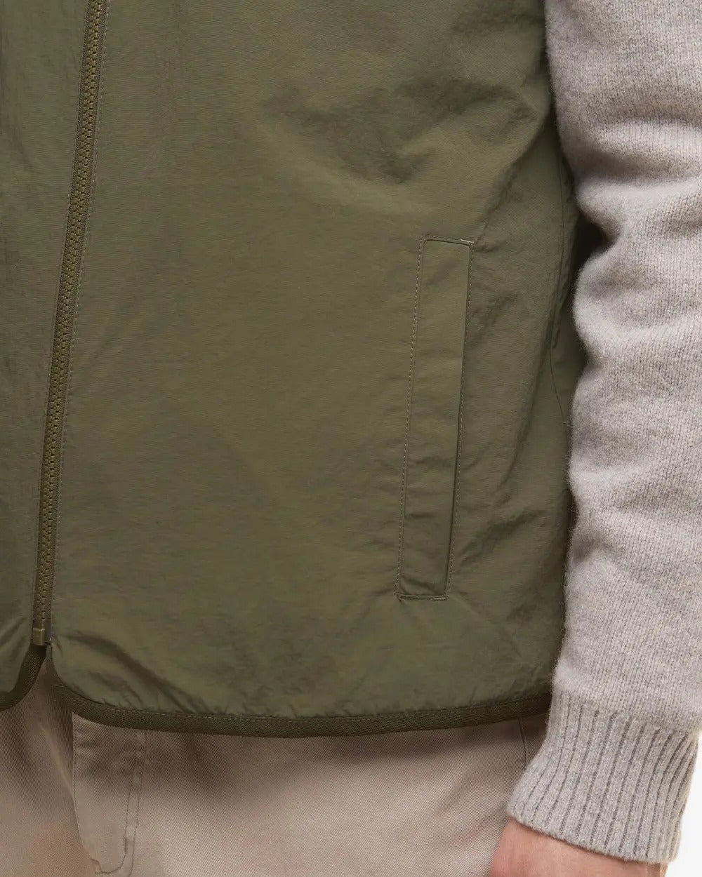 BARBOUR Gilet Uomo Reversible Pile-Fern