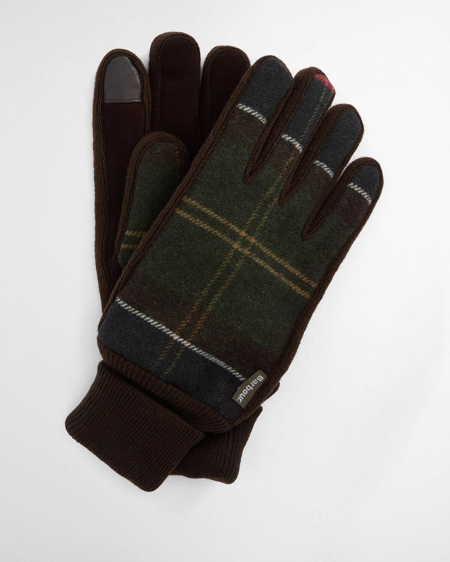 BARBOUR Herren-Hackney-Handschuhe – Klassisches Tartanmuster