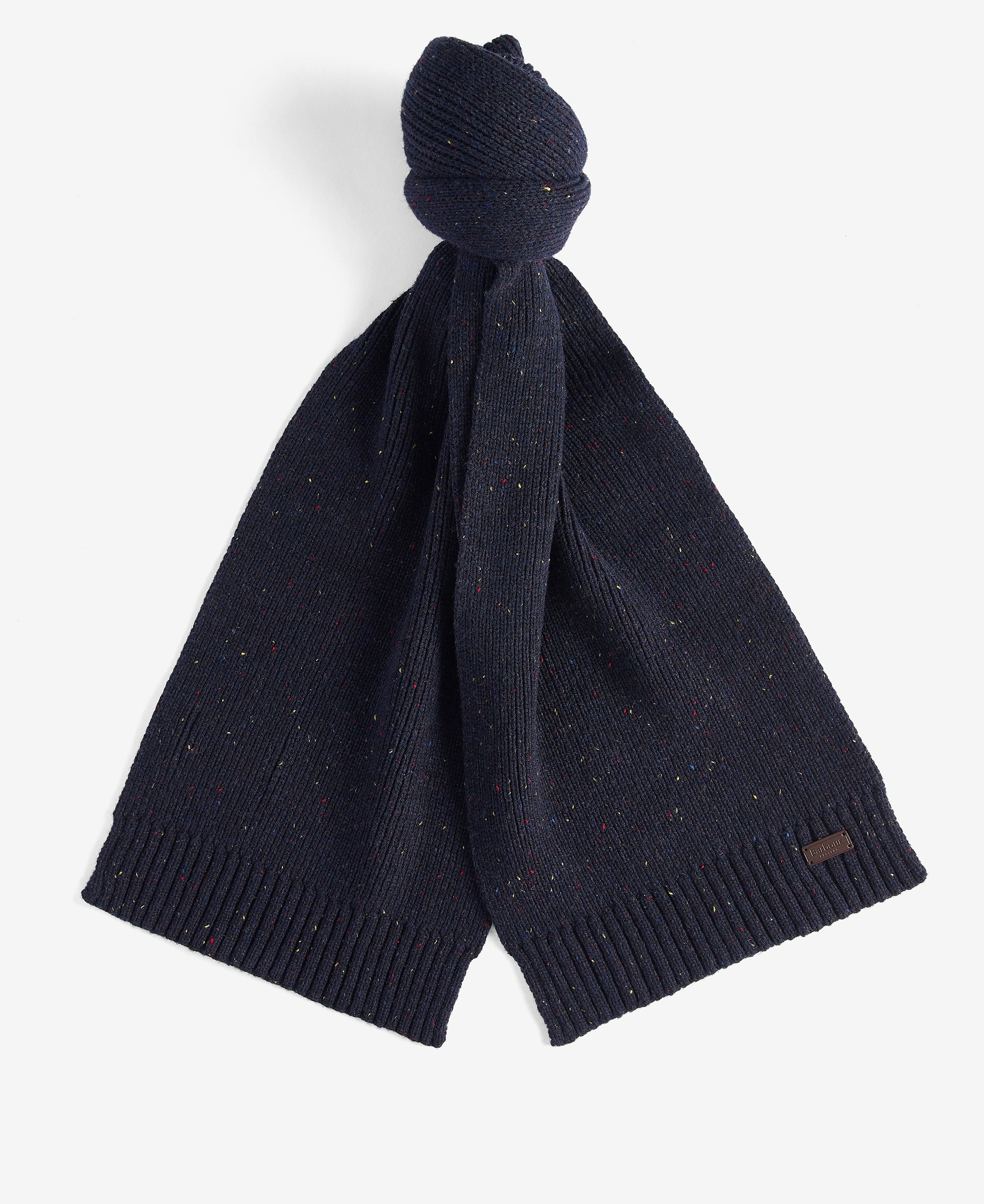 BARBOUR Set Regalo Uomo Berretto e Sciarpa CARLTON FLECK-Classic Navy