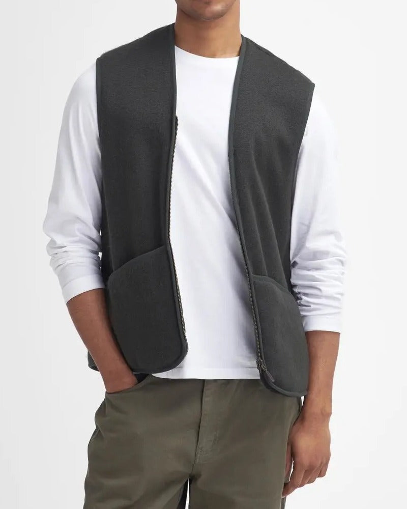 BARBOUR Gilet Uomo Pile Ecopelliccia-Sage