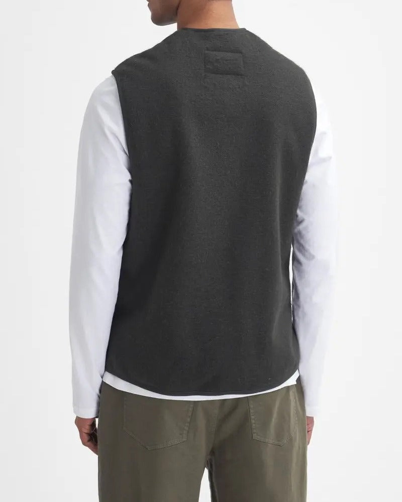 BARBOUR Gilet Uomo Pile Ecopelliccia-Sage