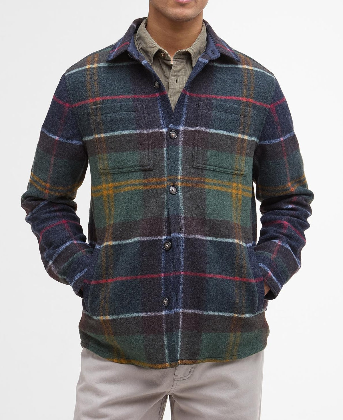 BARBOUR Overshirt Uomo Chapter-Classic Tartan