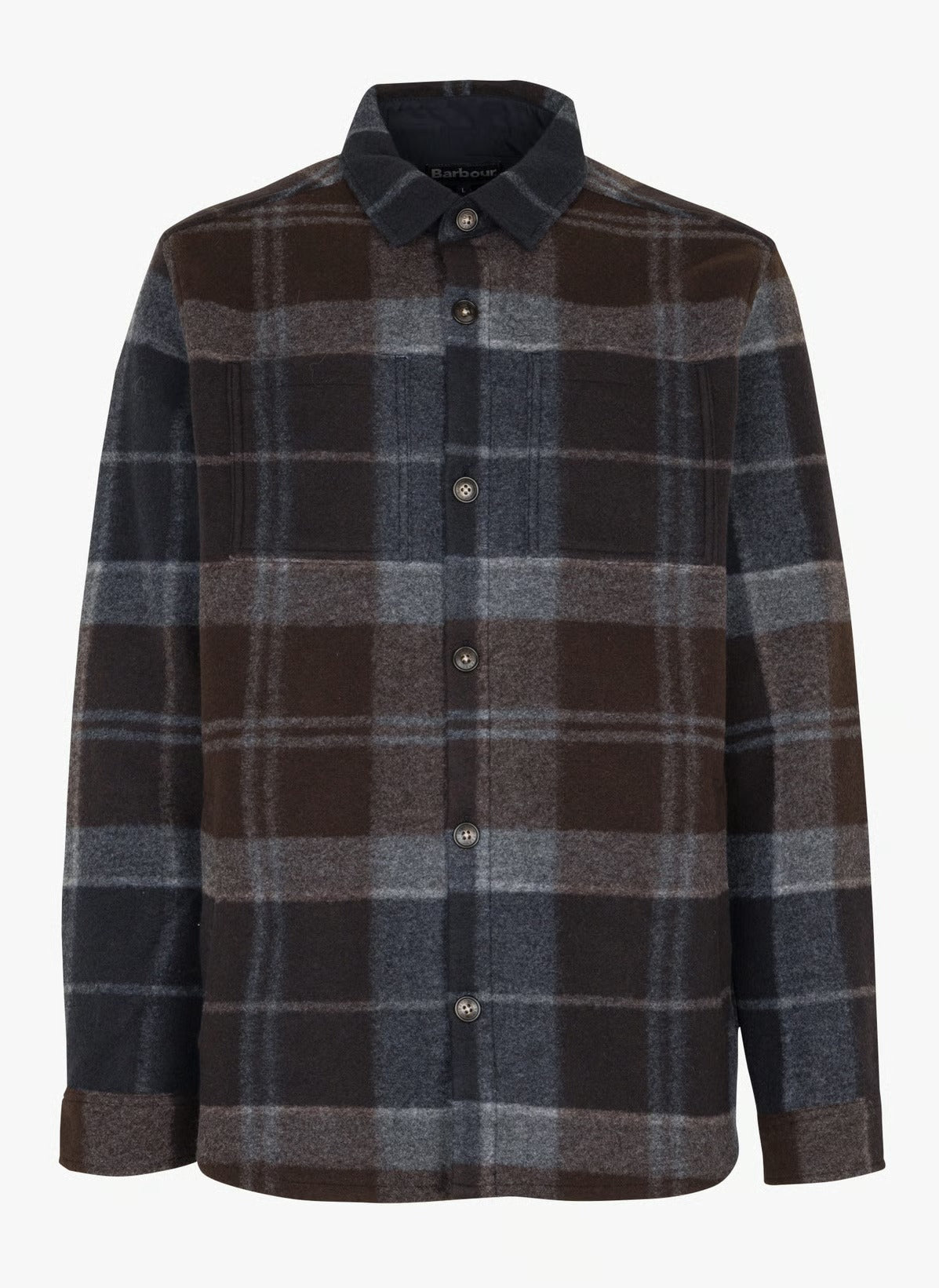 BARBOUR Overshirt Uomo Chapter-Midnight Oak Tartan