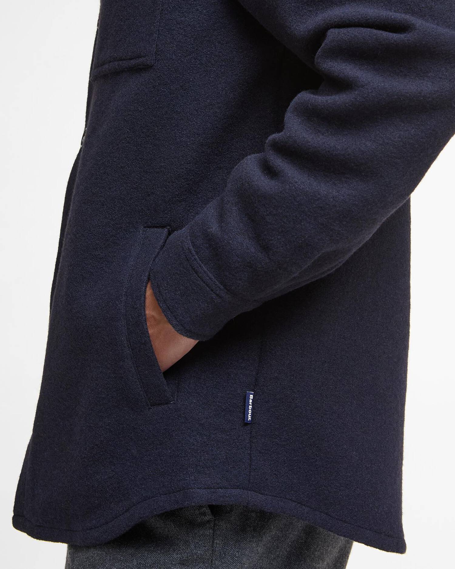 BARBOUR Overshirt Uomo Marlow-Navy Marl