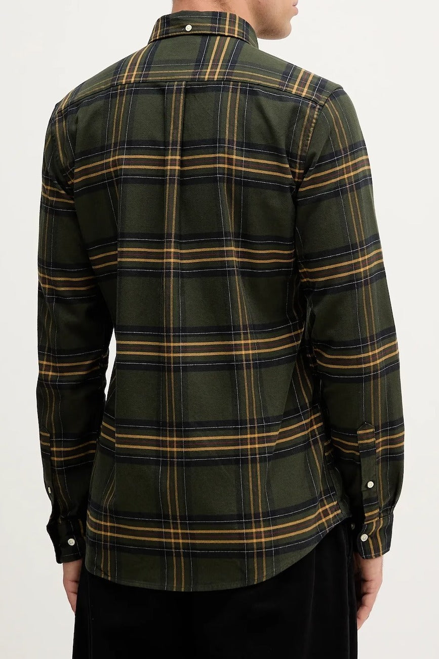 BARBOUR Camicia Uomo Portdown-Olive