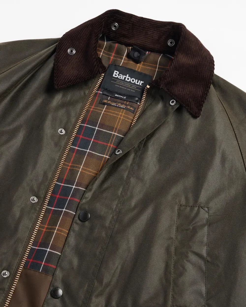 BARBOUR Giacca Uomo BEDALE WAX-Archive Olive