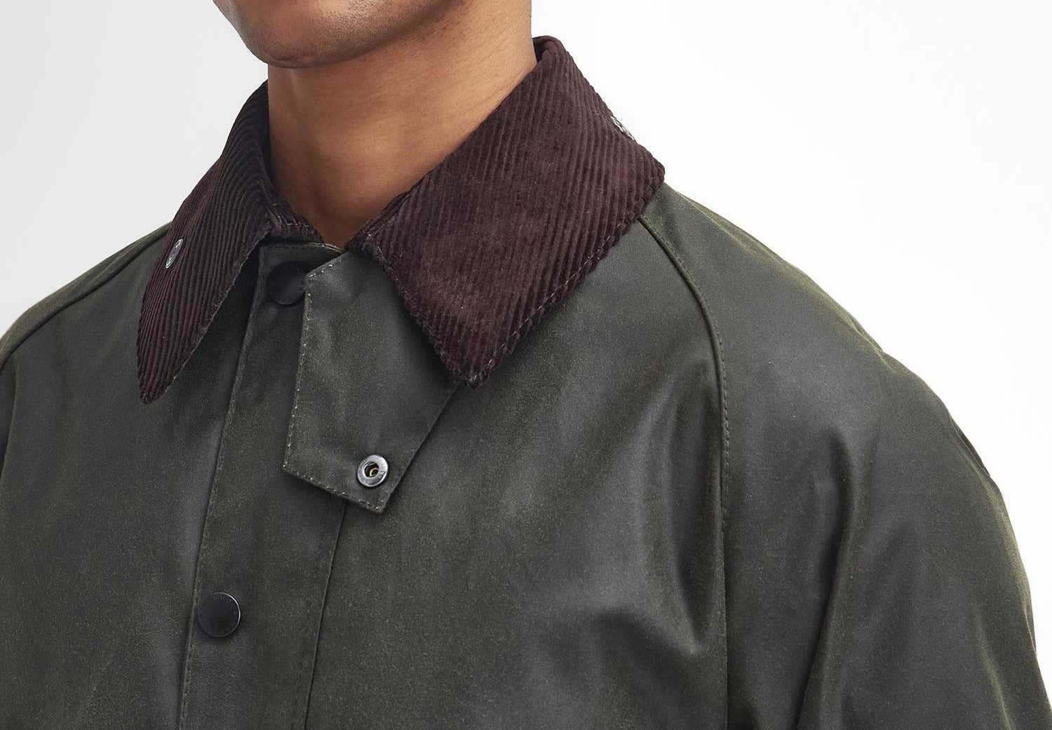 BARBOUR Giacca Uomo BEDALE WAX-Archive Olive