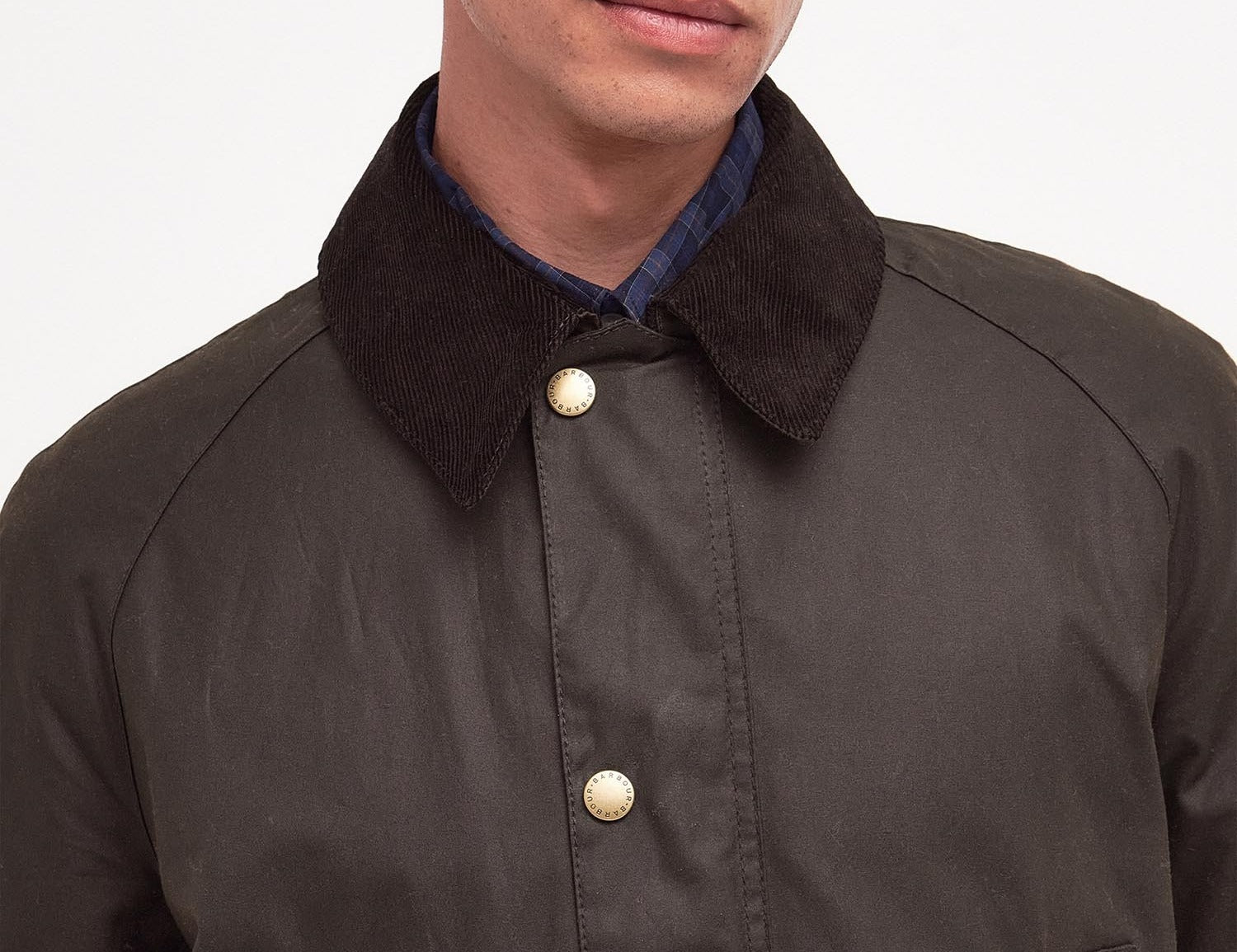 BARBOUR Giacca Uomo ASHBY WAX-Olive