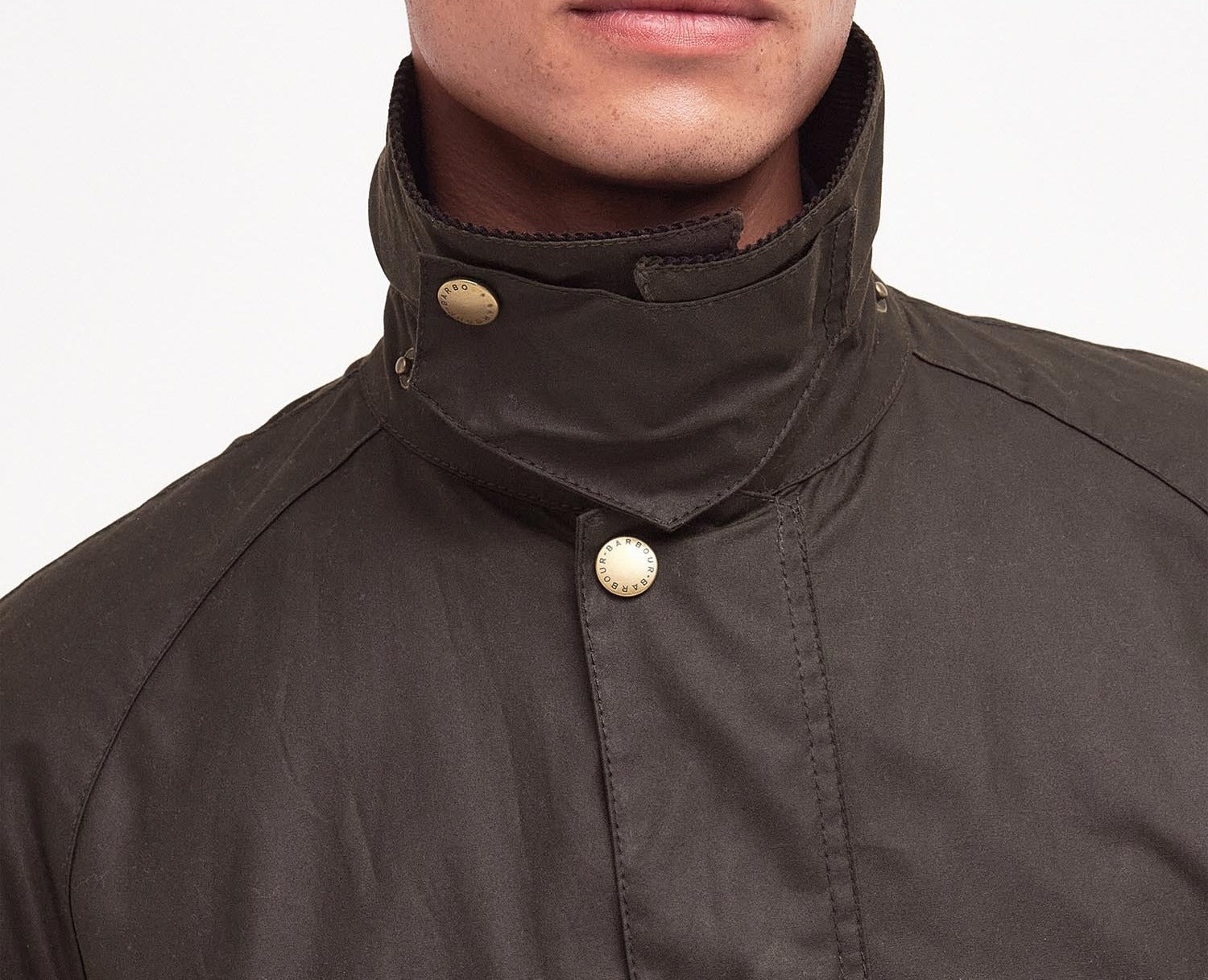 BARBOUR Giacca Uomo ASHBY WAX-Olive