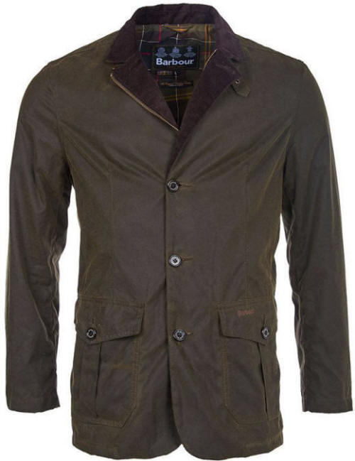 BARBOUR Giacca Uomo Lutz Wax-Olive