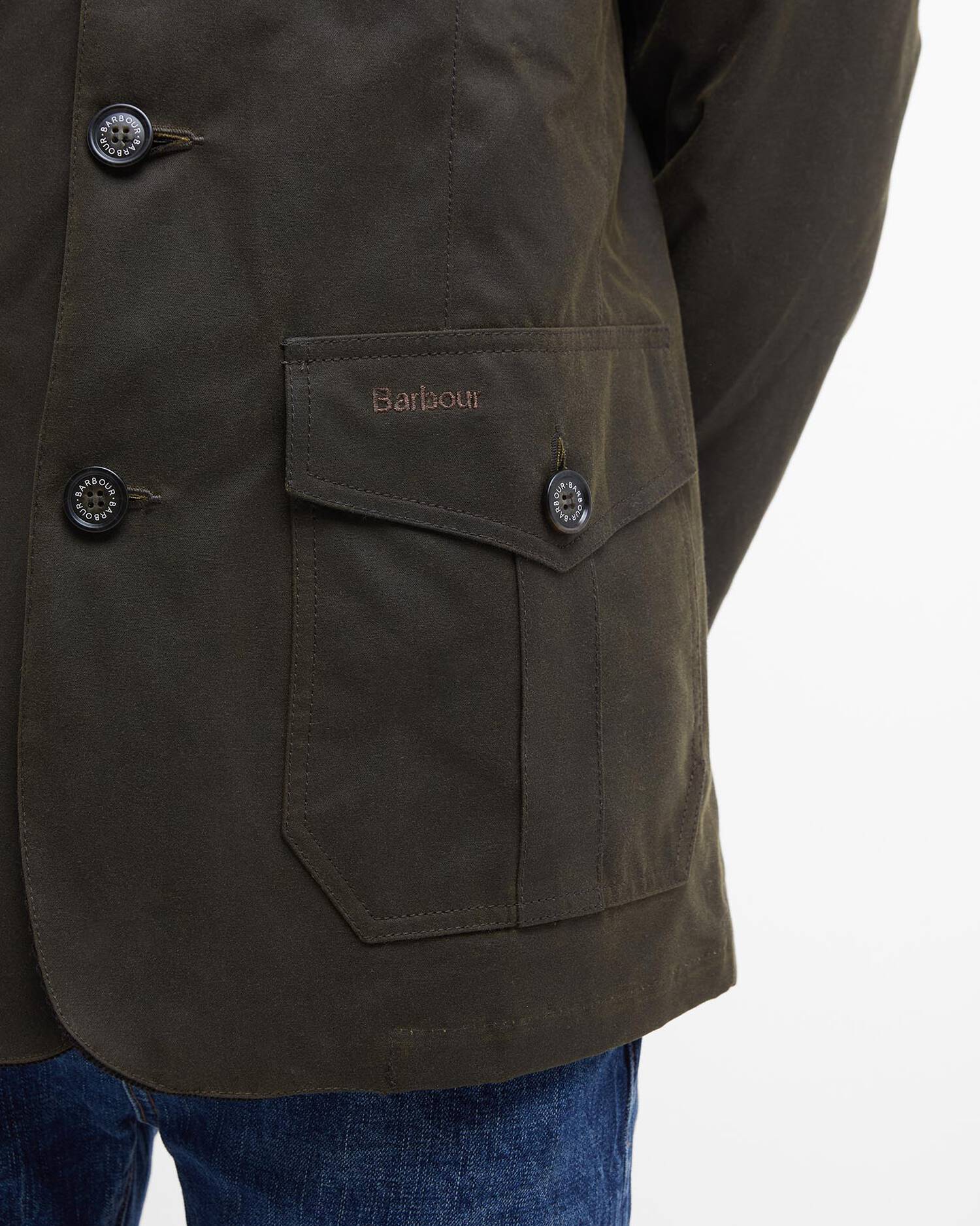 BARBOUR Giacca Uomo Lutz Wax-Olive
