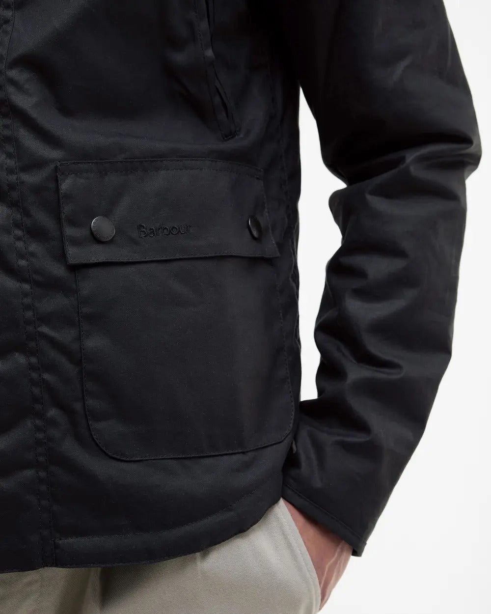 BARBOUR Giacca Uomo Reelin Wax-Classic Navy