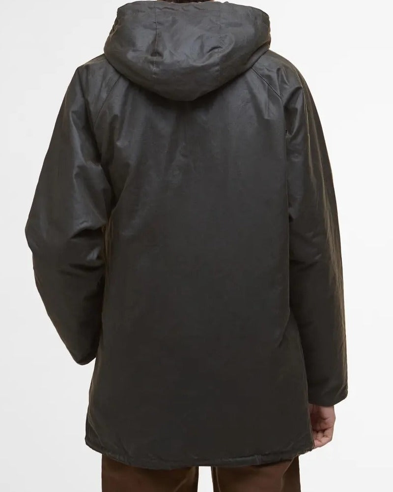 BARBOUR Parka Uomo BEDALE WAX-Olive